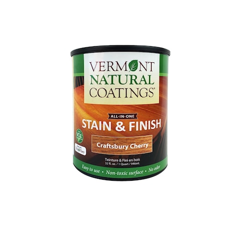 Vermont Natural Coatings Vermont Natural Coatings PolyWhey Semi-Transparent Satin Craftsbury Cherry Water-Based Whey Protein 101160